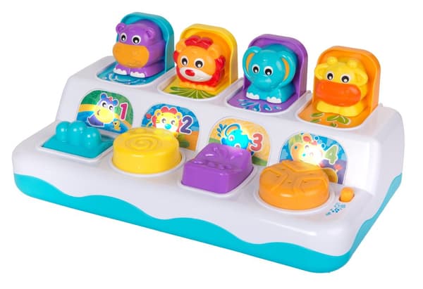 Playgro Pop Up Djungelvänner med Ljud och Ljus