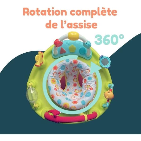 CREATIVE BABY baby walker Aktivitets- och uppvakningsunderlag - Ca0 - Multicolor