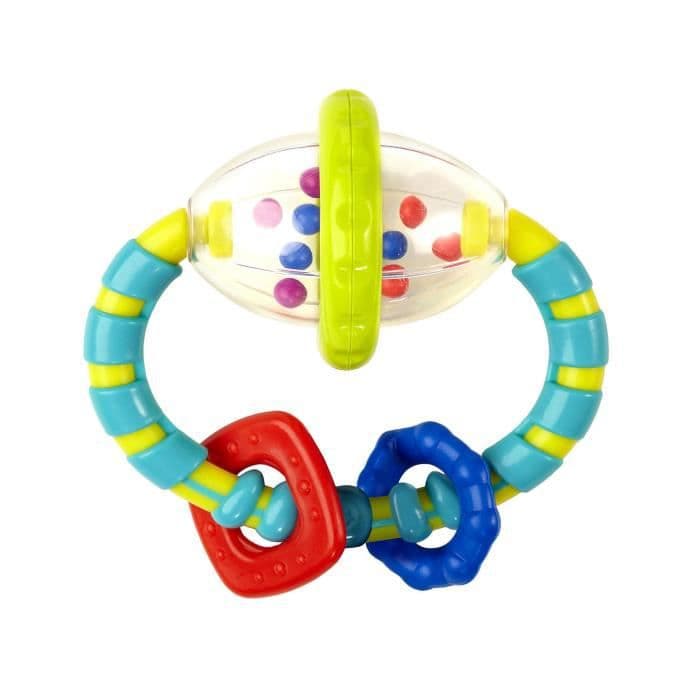 LYSSTART Hochet Grab & Spin Multicolore