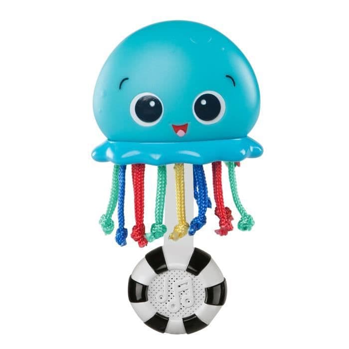BABY EINSTEIN Ocean Glow Sensory Shaker Medusa Rattle - Blå