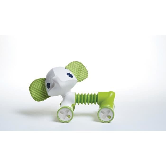 TINY KÆRLIGHED Awakening legetøj Tiny Roller Friends Samuel Den grønne elefant