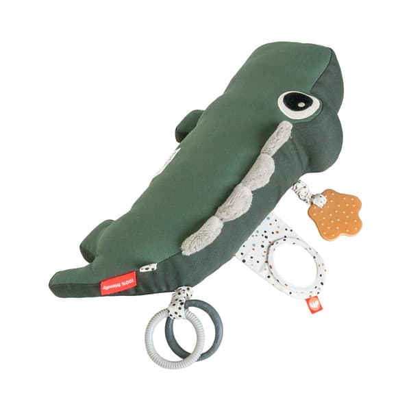 Tummy Time Activity Toy Croco, Grønn, Done by Deer