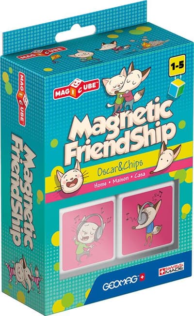 Geomag Magicube Magnetic Friendship Home- Magnetiska Tärningar