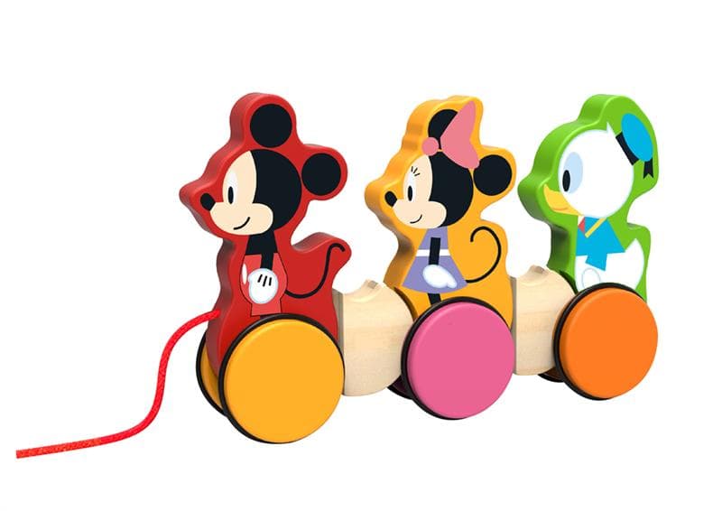 Disney Wood Mickey Pull Along- Drag Leksak