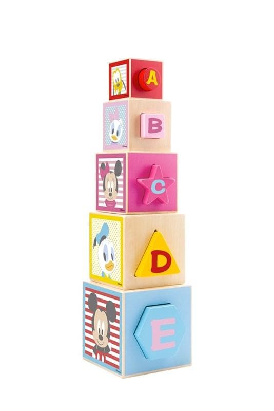 Disney Wood Mickey Stacklåda- Staplande klossar