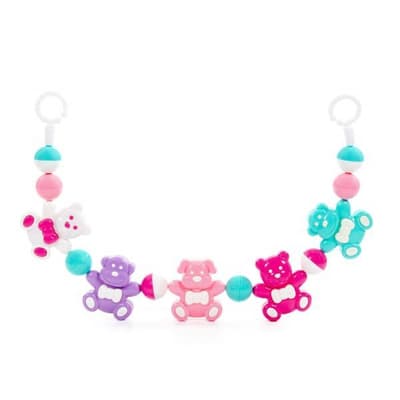 Polesie 71590 ratchet pendant to the trolley "funny animals" (66cm)