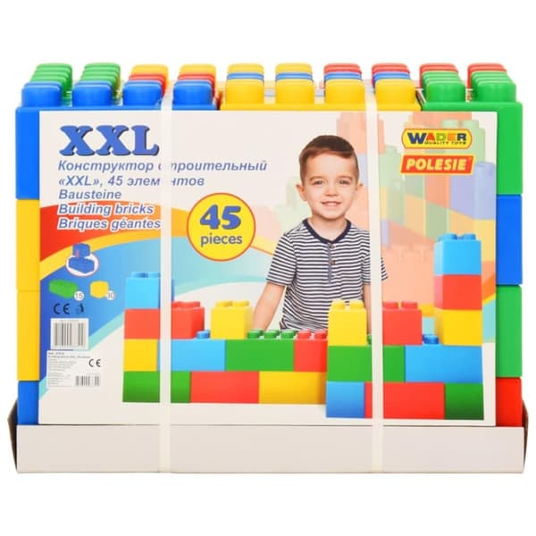 Polesie wader byggeklodser XXL 45 stk.