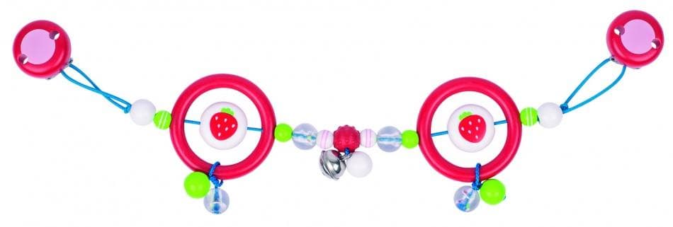 Barnvagnsspännare Strawberry 40cm