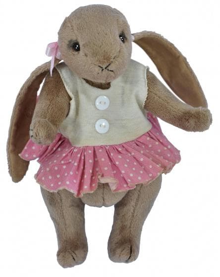 mjukdjur råtta Greta junior 16 cm plysch brun
