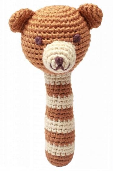 skallerbjörn virkad 14 cm brun