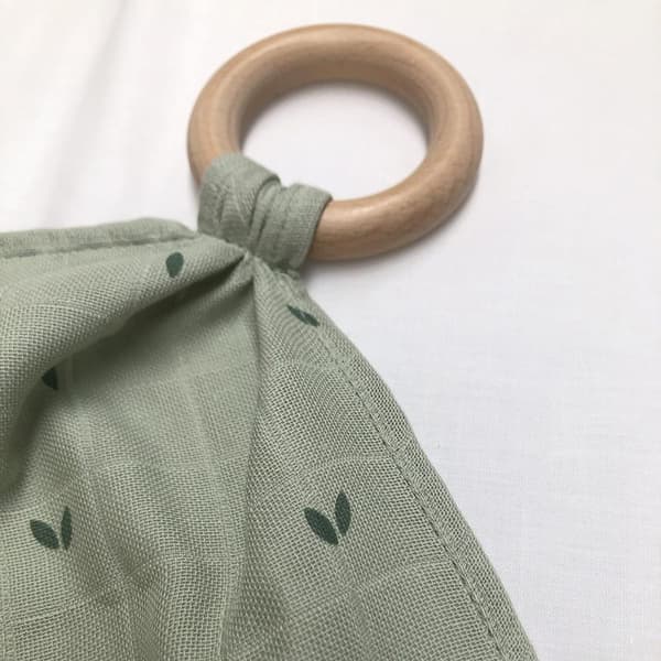 Gloop Bitring Snuttefilt Organic Green