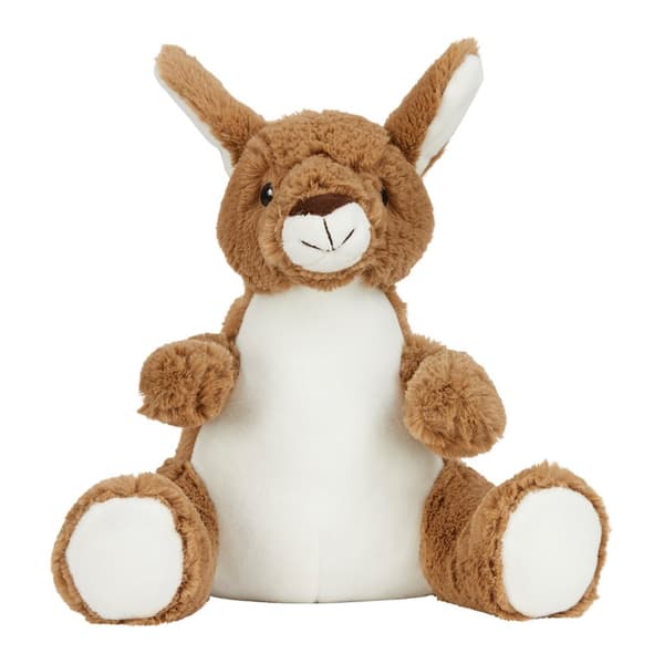 Mumbles Kangaroo Teddy Bear Brown/White One Size