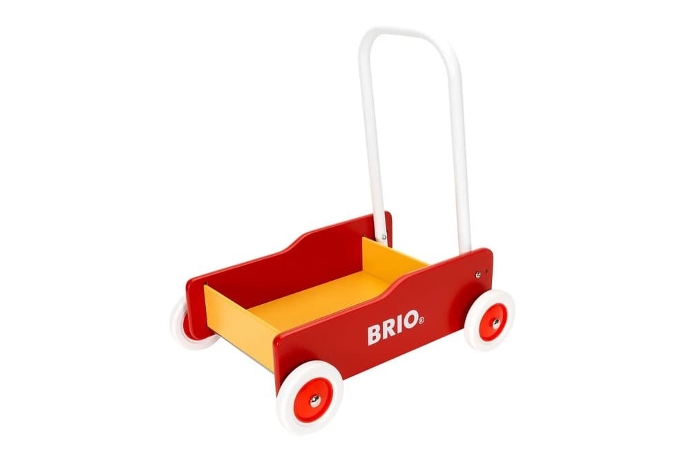 Lära Gå Vagn Röd