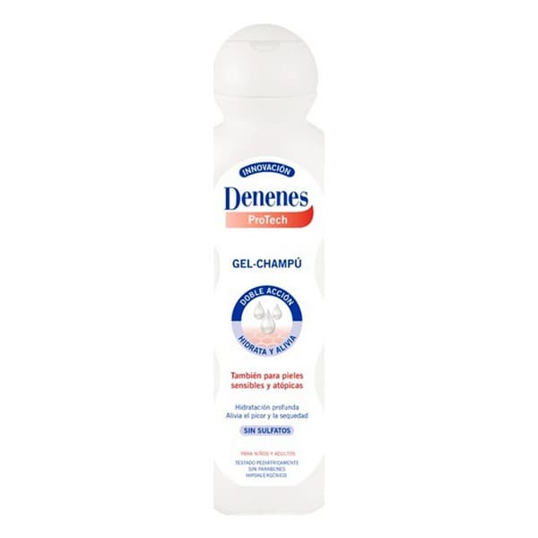 Gelé og sjampo for barn med atopisk hud Denenes (600 ml)