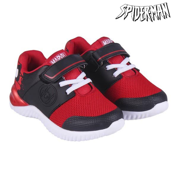 Sportskor med LED Spiderman Svart