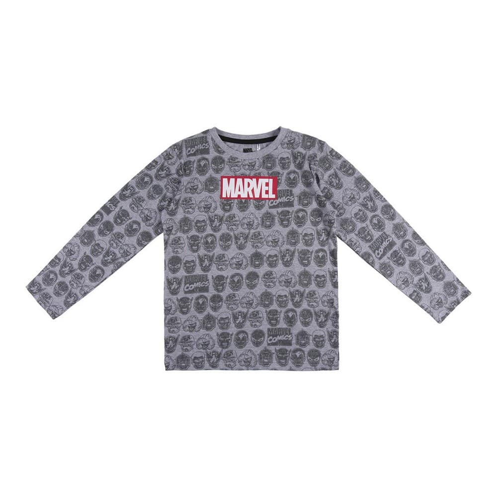 Långärmad t-shirt, Barn Marvel Grå
