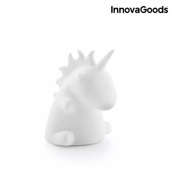 Flerfärgad Enhörningslampa LEDicorn InnovaGoods