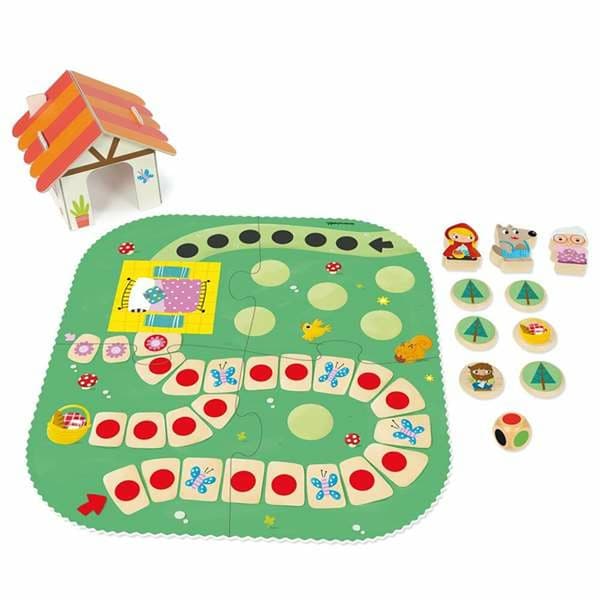 Utbildningsspel Goula Little Red Ridding Hood 9 Delar