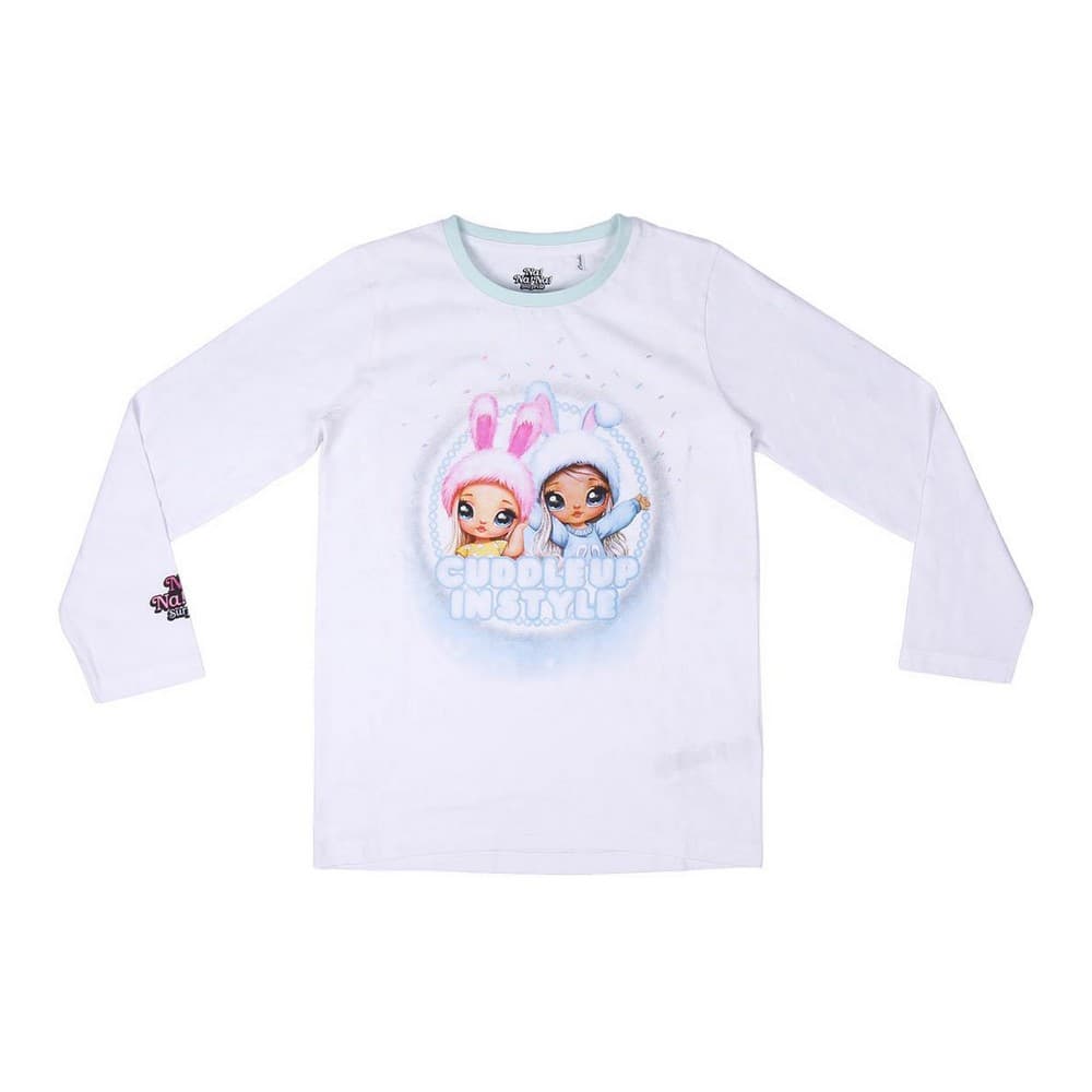 Långärmad t-shirt, Barn Na!Na!Na! Surprise Vit