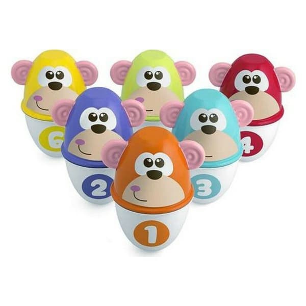 Bowlingspel Monkey Strike Chicco (7 pcs)