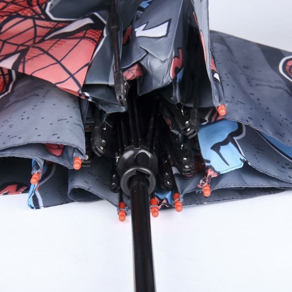 Foldbar Paraply Spiderman Grå (Ø 92 cm)