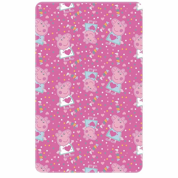 Filt Peppa Pig Cosy Corner Rosa (95 x 150 cm)
