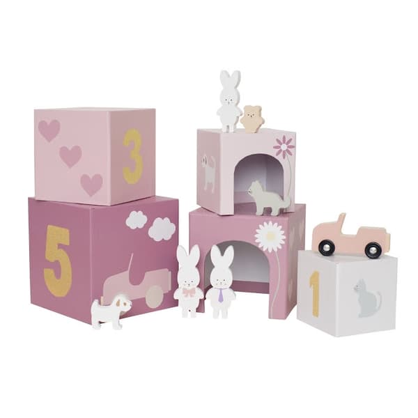 Stapelbar kub bunny 1-5 - Jabadabado