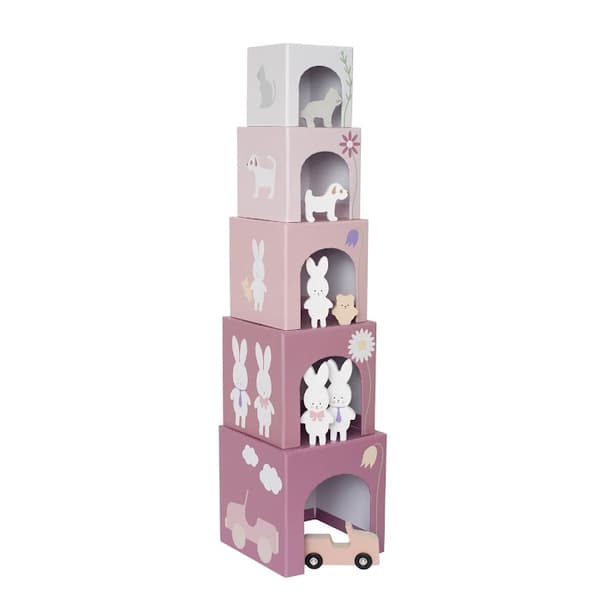 Stapelbar kub bunny 1-5 - Jabadabado