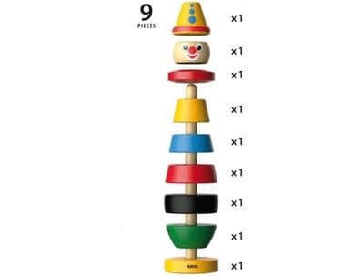 Brio Stapel Clown 30120