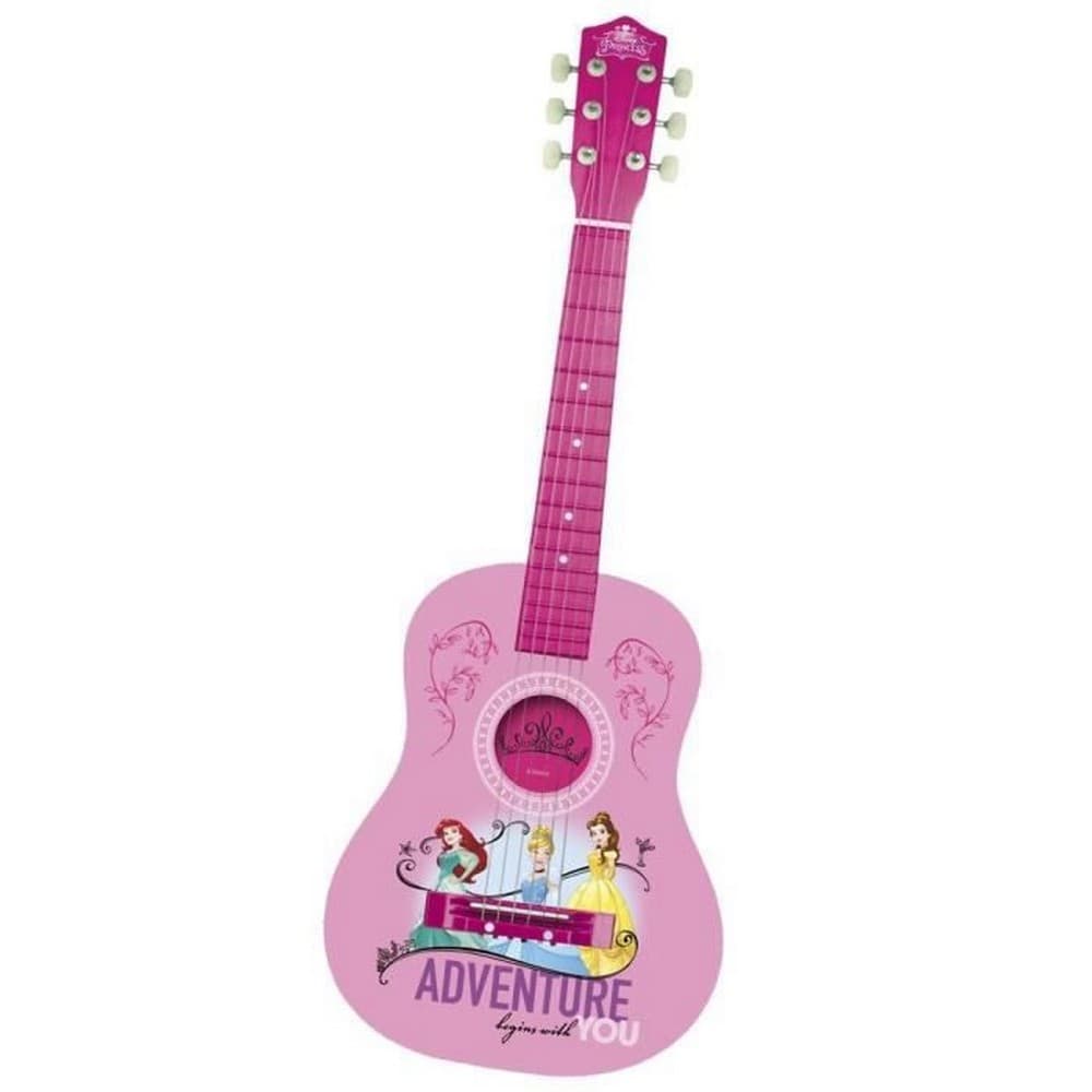 Gitarr för barn Princesses Disney 75 cm Rosa