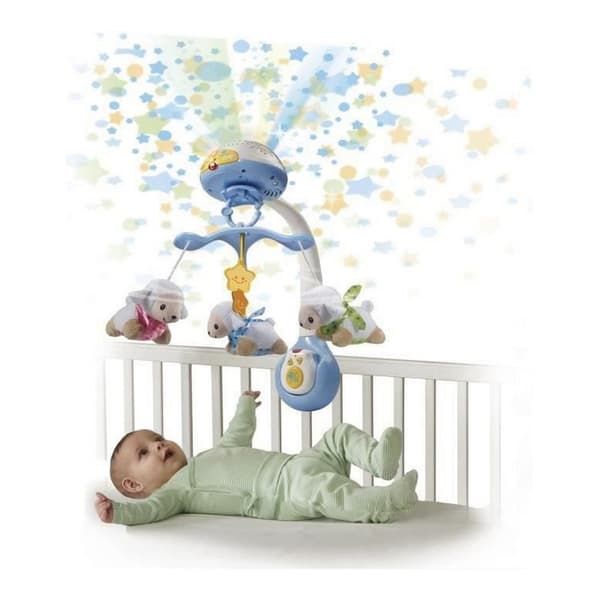 Mobil vugge Lumi Mobile Vtech Baby Blå Barneseng (Fikset A)