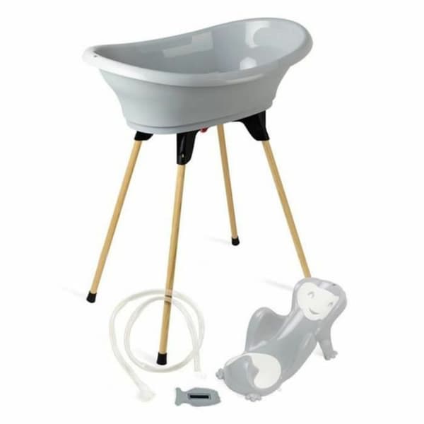 Kylpyamme ThermoBaby Vasco Harmaa