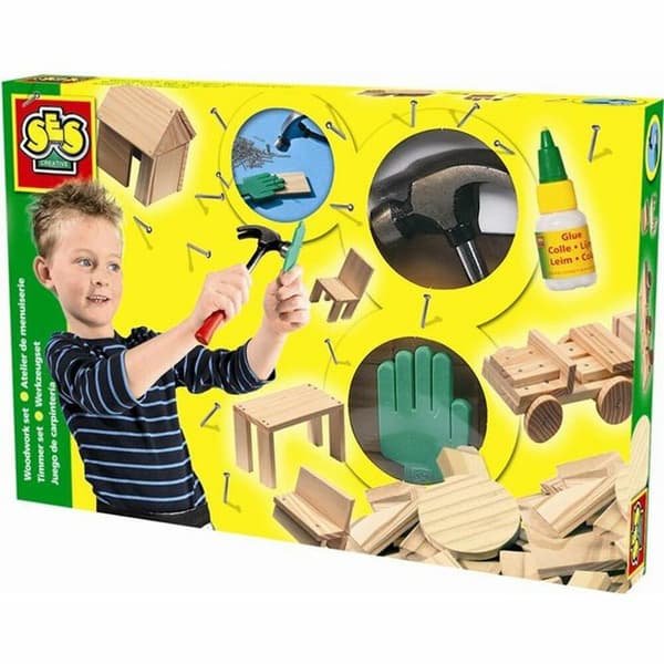 Playset SES Creative Joinery Workshop 57 Kappaletta