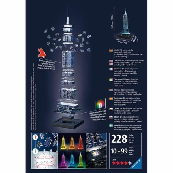3D-pussel Ravensburger Iceland: Kirkjuffellsfoss 216 Delar 3D