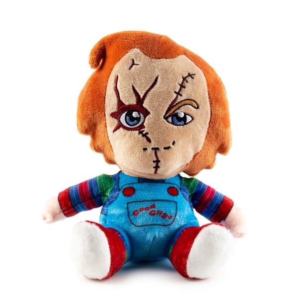 Chucky Phunny Character Plush Toy Brown/Blue/Red One Size