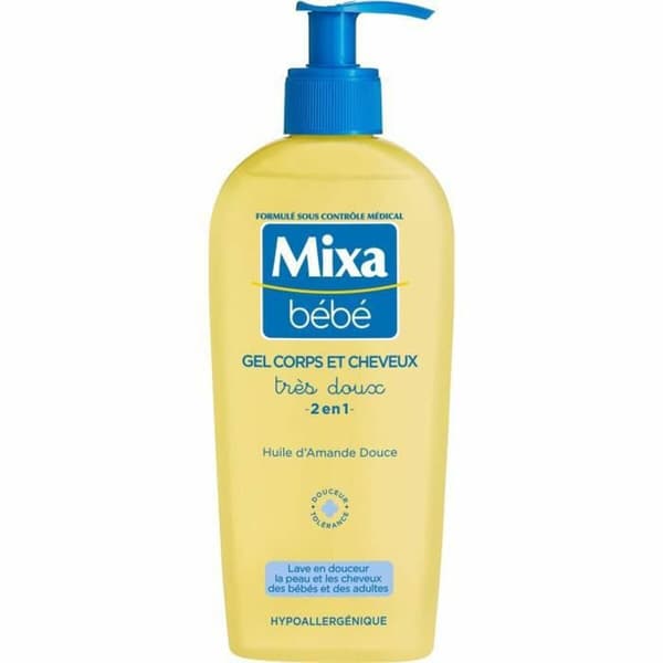 2-i-1 Gel og Sjampo Mixa Very Gentle 6 enheter (250 ml)