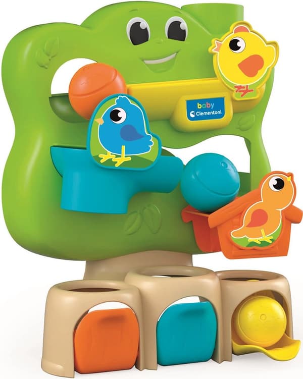 Färgglatt Aktivitetsträd Återvunnen Plast Baby Clementoni