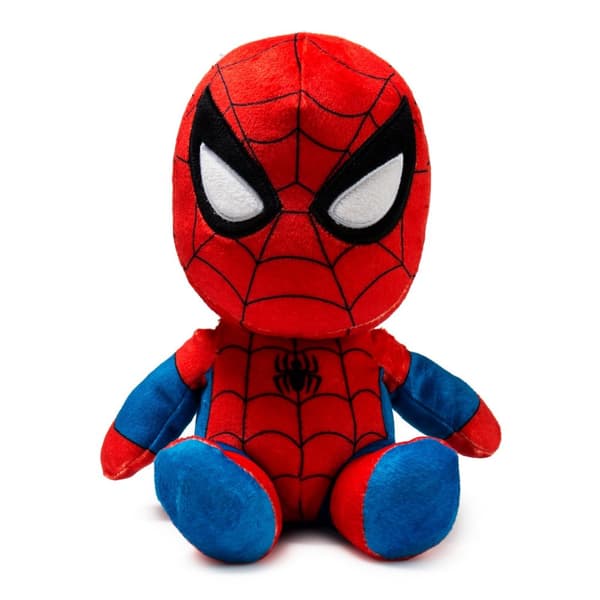 Spider-Man Plysdyr med sjov karakter Red/Blue One Size
