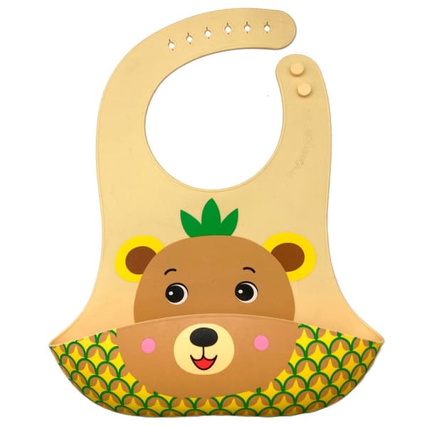 Frootimals Bubba Tropibear silicone bib