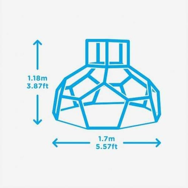 Lekeplass Dome Climber (118 x 170 x 170 cm)