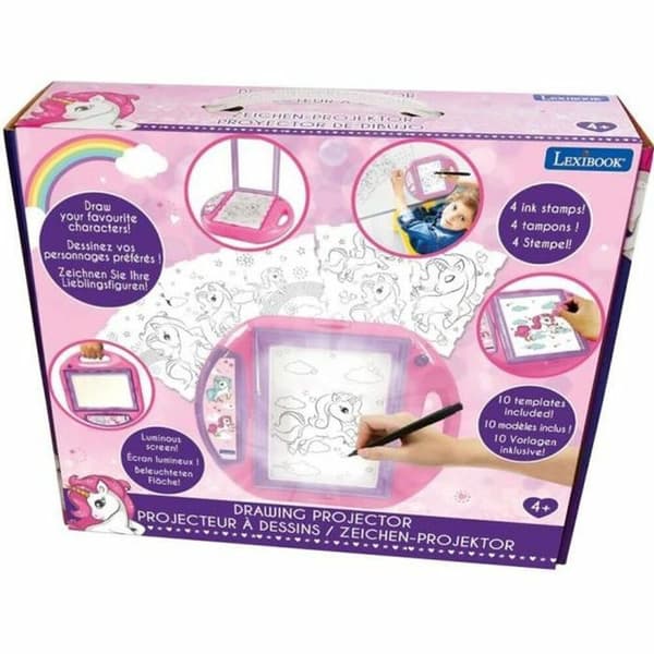 Tegningssæt Lexibook Unicorn Drawing Projector