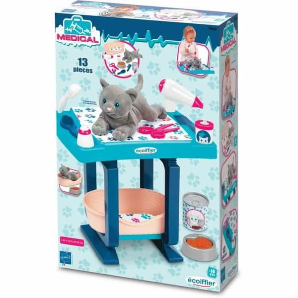 Leksaksset Veterinär Ecoiffier 13 Delar + 18 månader