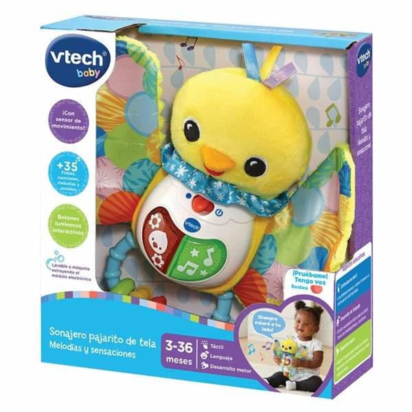 Skallra med musik Vtech Baby Musik Interaktivt Liten anka Ljus 20 x 21 x 6 cm