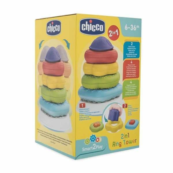 Staplingsbara block Chicco Pyramid Ringar