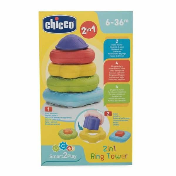 Staplingsbara block Chicco Pyramid Ringar