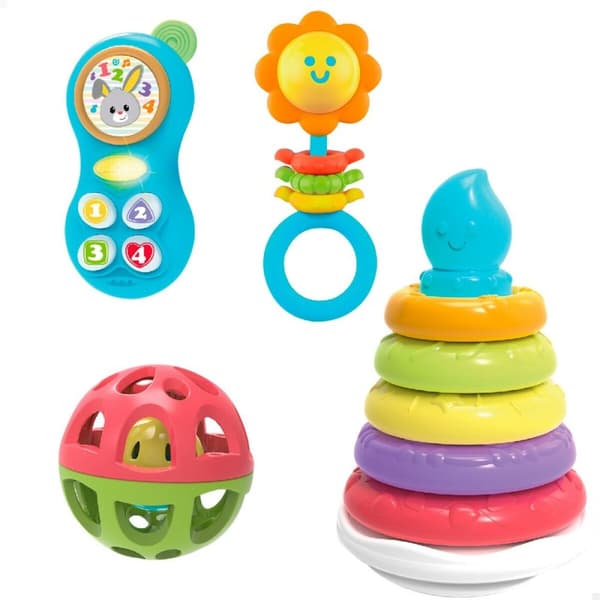 Set med bebisleksaker Winfun 4 antal 13 x 20 x 13 cm