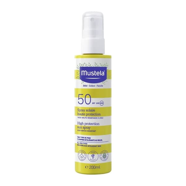 Aurinkosuojasuihke lapsille Mustela Spf 50 200 ml