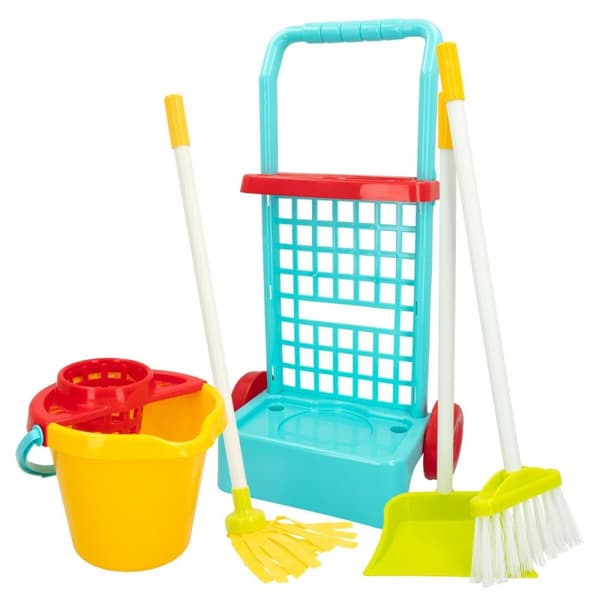 Städvagn med accessoarer Colorbaby My Home 30,5 x 55,5 x 19,5 cm (4 antal)