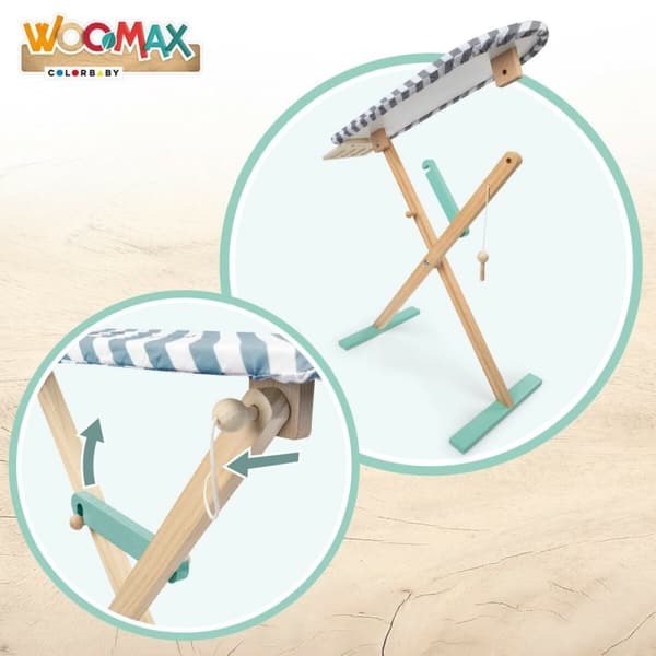 Strykbräda Woomax Leksak 2 Delar 71,5 x 61,5 x 19 cm (4 antal)
