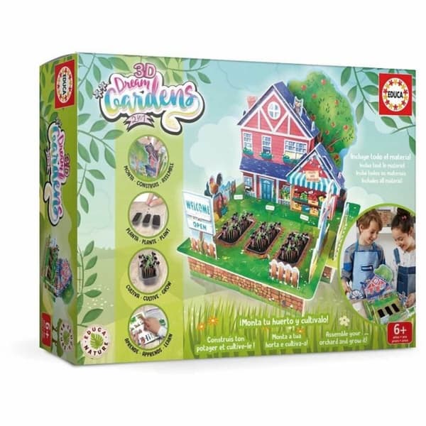 3D-pussel Educa Dream Gardens 2in1